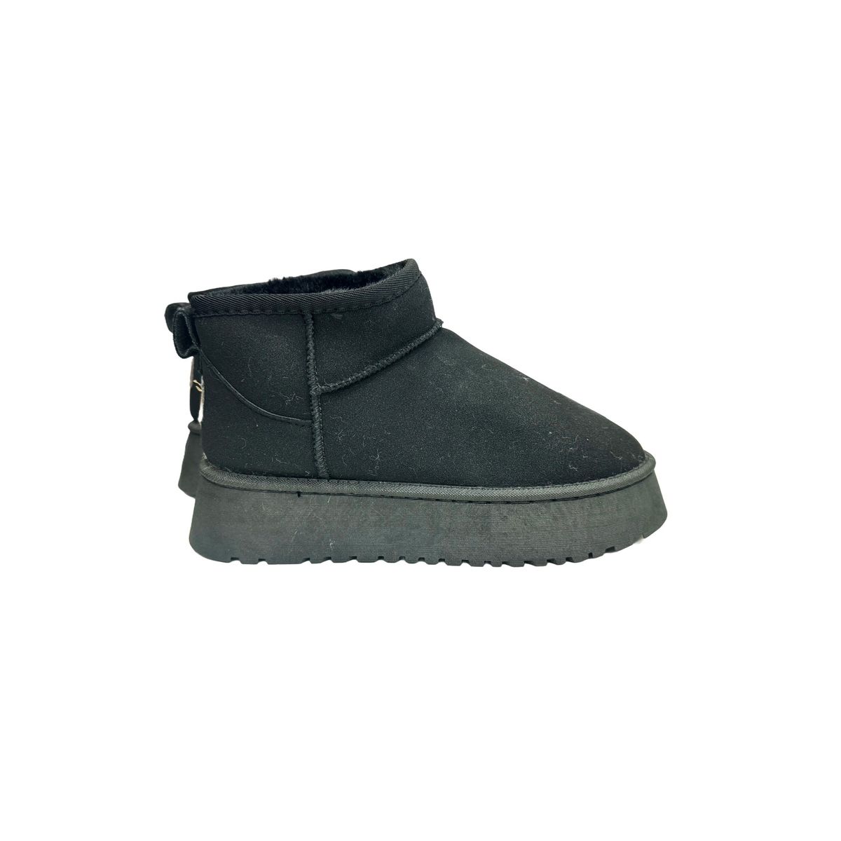 GENERICO - Botín De Nieve Mujer Térmico Forrado Bota Caña Baja Invierno