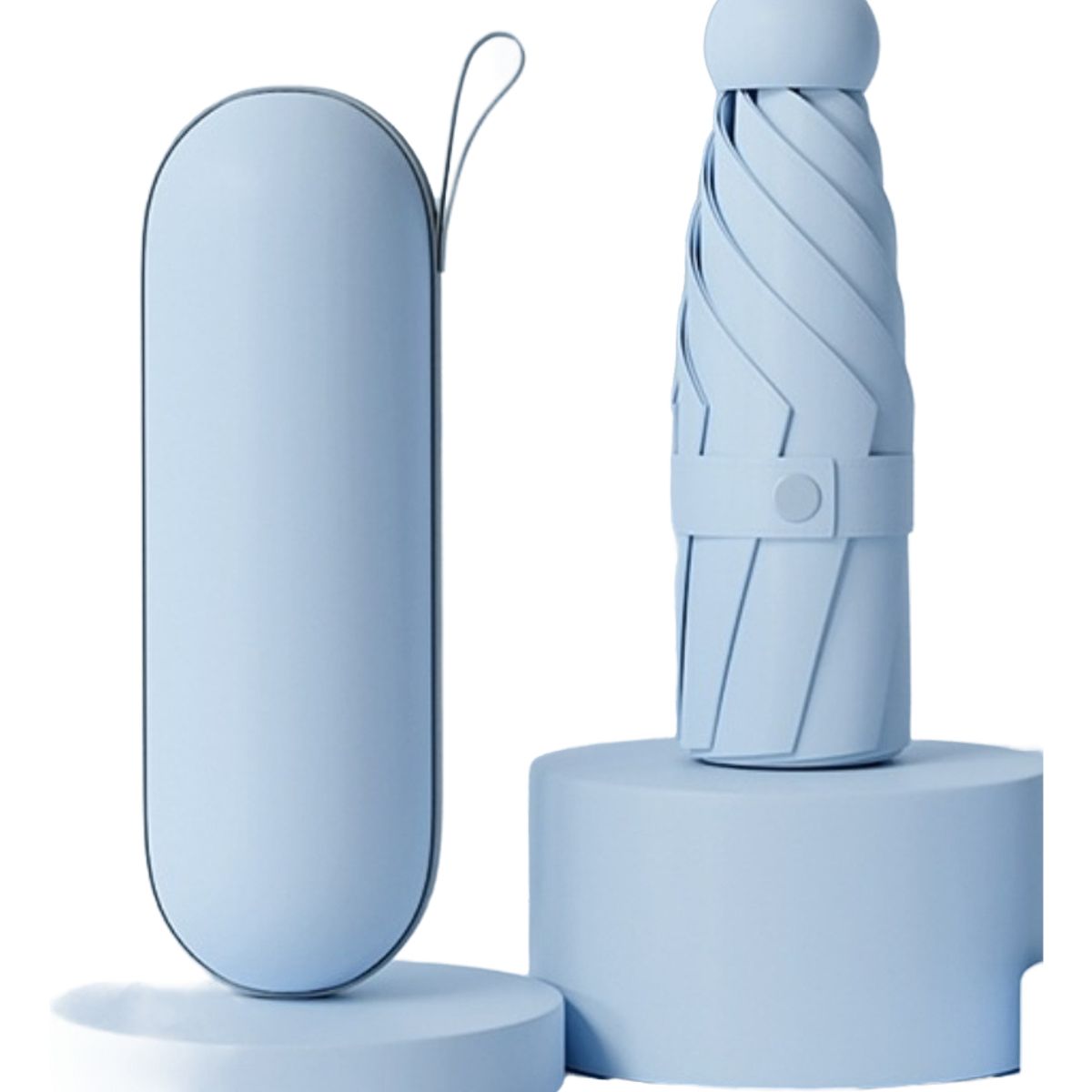 ATURE - Mini Paragua De Bolsillo Sombrilla Plegable 8huesos Rayos Uv