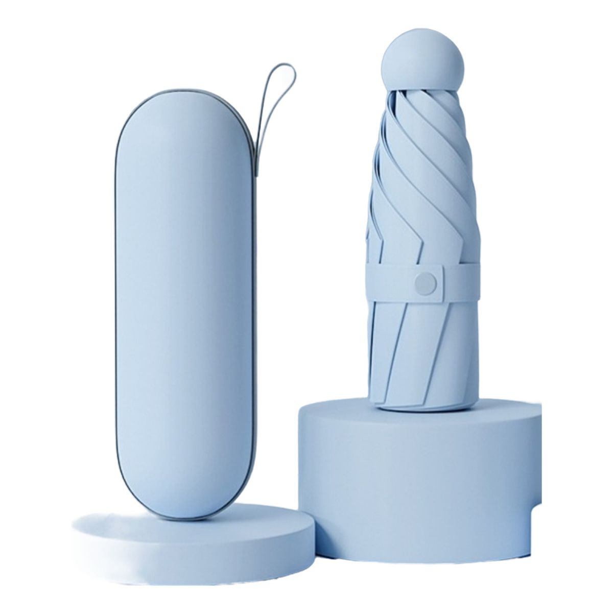 ATURE - Mini Paragua De Bolsillo Sombrilla Plegable 8huesos Rayos Uv