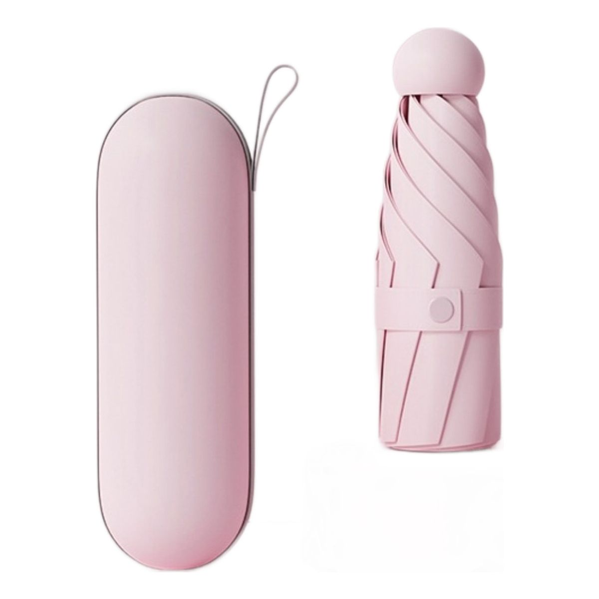 ATURE - Mini Paragua De Bolsillo Sombrilla Plegable 8huesos Rayos Uv