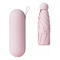 ATURE - Mini Paragua De Bolsillo Sombrilla Plegable 8huesos Rayos Uv