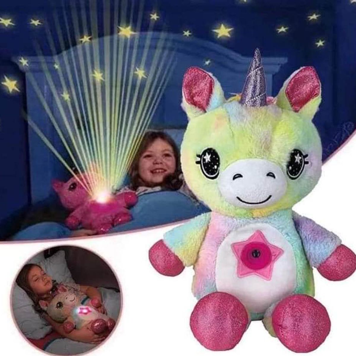GENERICO - Peluche Muñeco Espanta Cuco Unicornio