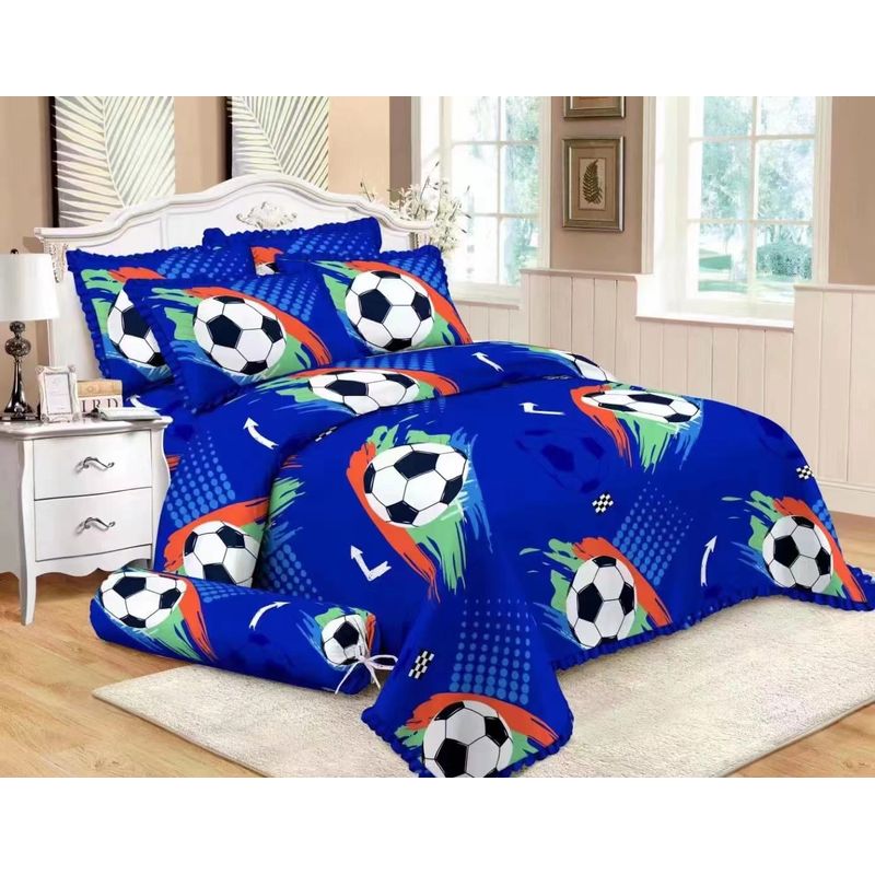 GENERICO - Cobertor Quilts de Verano 1,5 plaza - Pelotas Futbol