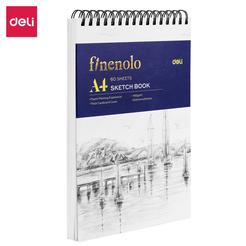 DELI - Croquera A4 160g  60 hojas