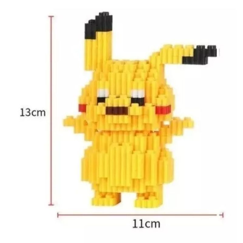 TEEMY - Mini Bloques Pokémon Pikachu Figura 3d Armable