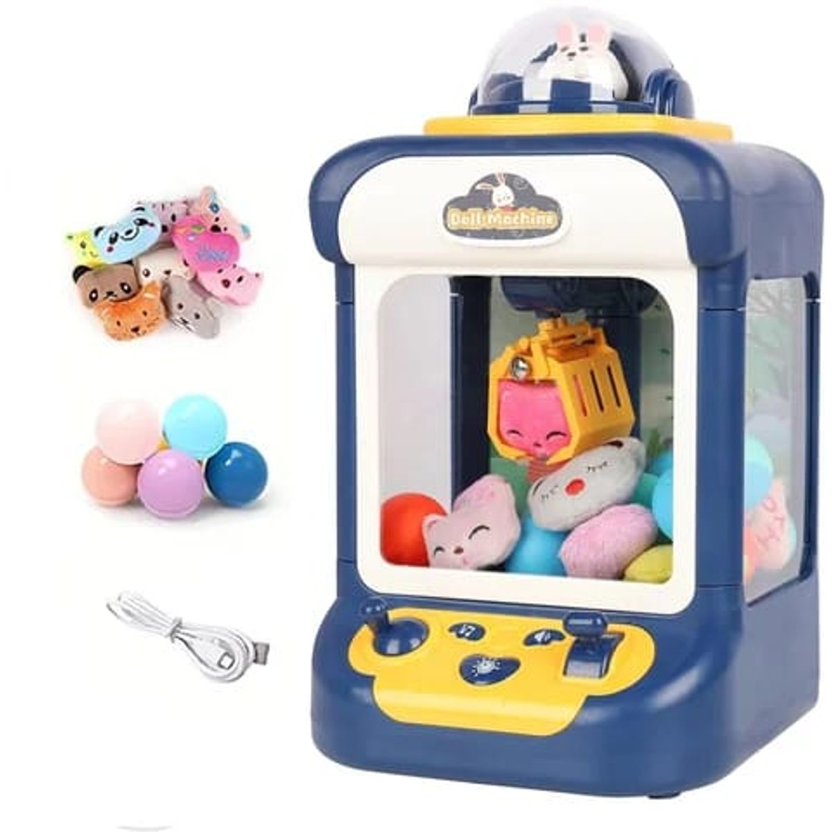 GENERICO - Mini máquina de garras para niños azul