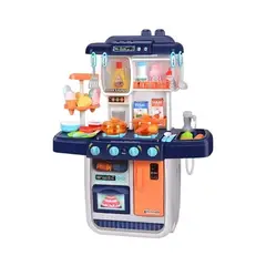 GENERICO - Juego De Cocina De Plástico Para Niños 70 Cm - Azul