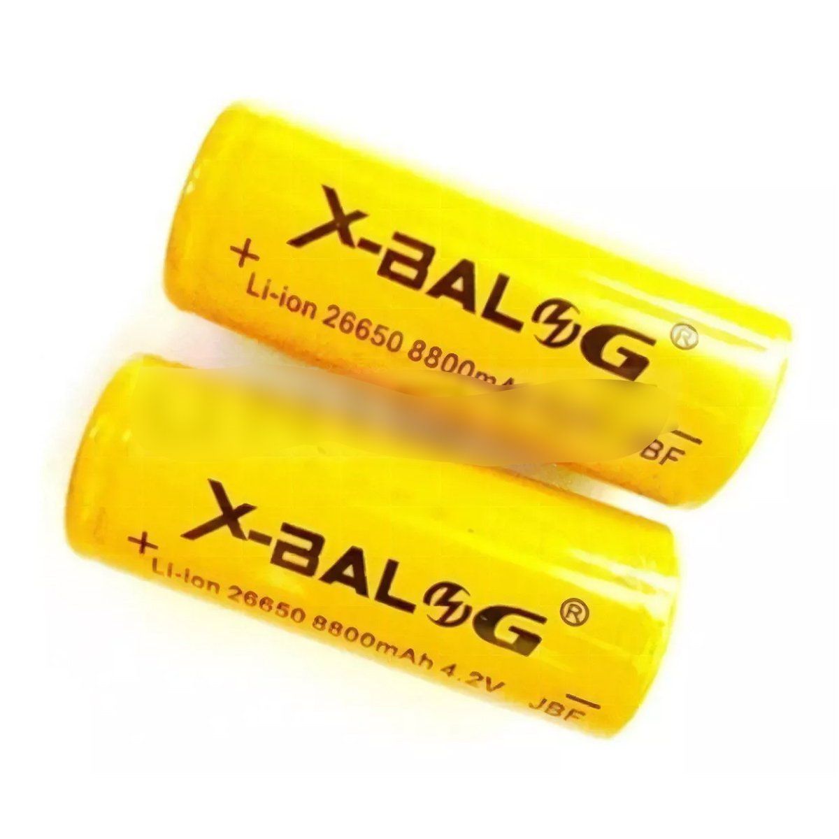 Pack 2 Pilas Recargables Baterías Li-ion 26650 8800 Mah 4.2v, marca GENERICO - Foto 2