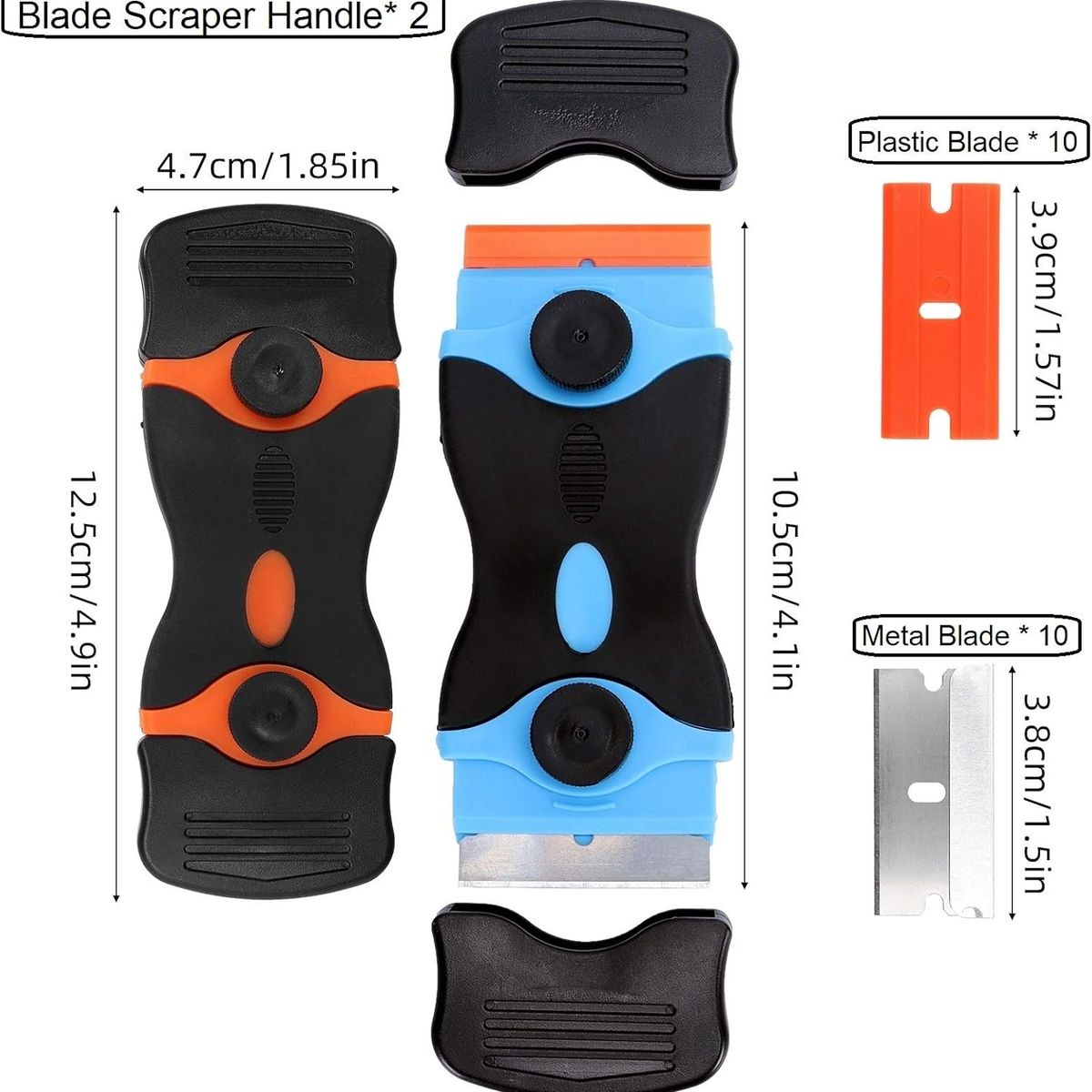 KUANGYE - Herramienta Espátula Vitrocerámica Con 20 Hojas