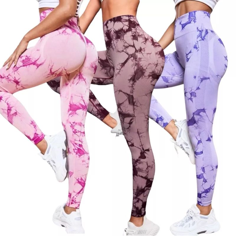 MUNDO MAGIA - Pack 3 Calzas Deportiva Sin Costura Con Efecto Push Up