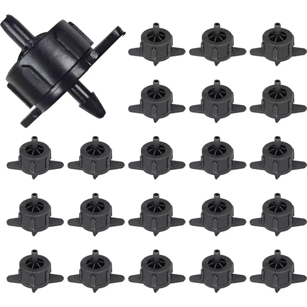 KUANGYE - Pack 100 Goteros Autocompensado De 4 Litros Hora