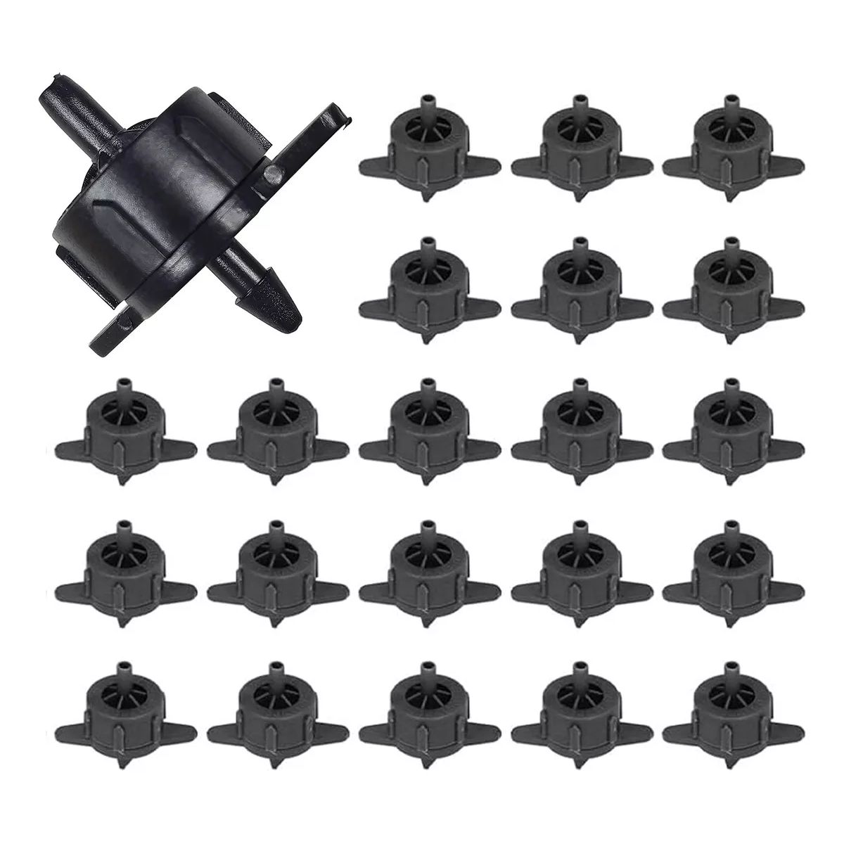 KUANGYE - Pack 100 Goteros Autocompensado De 4 Litros Hora