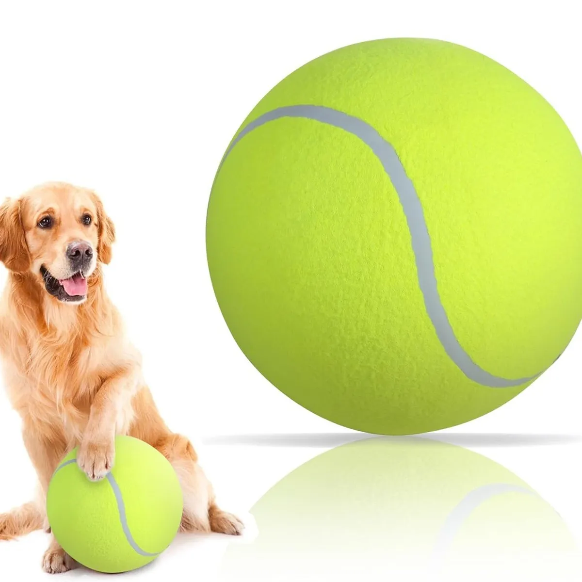 KUANGYE - 24cm Gigante Pelota De Tenis Para Mascota Grande