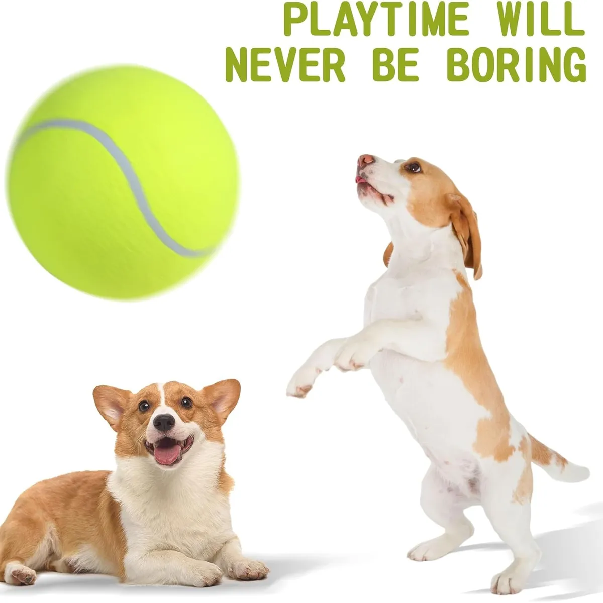 KUANGYE - 24cm Gigante Pelota De Tenis Para Mascota Grande