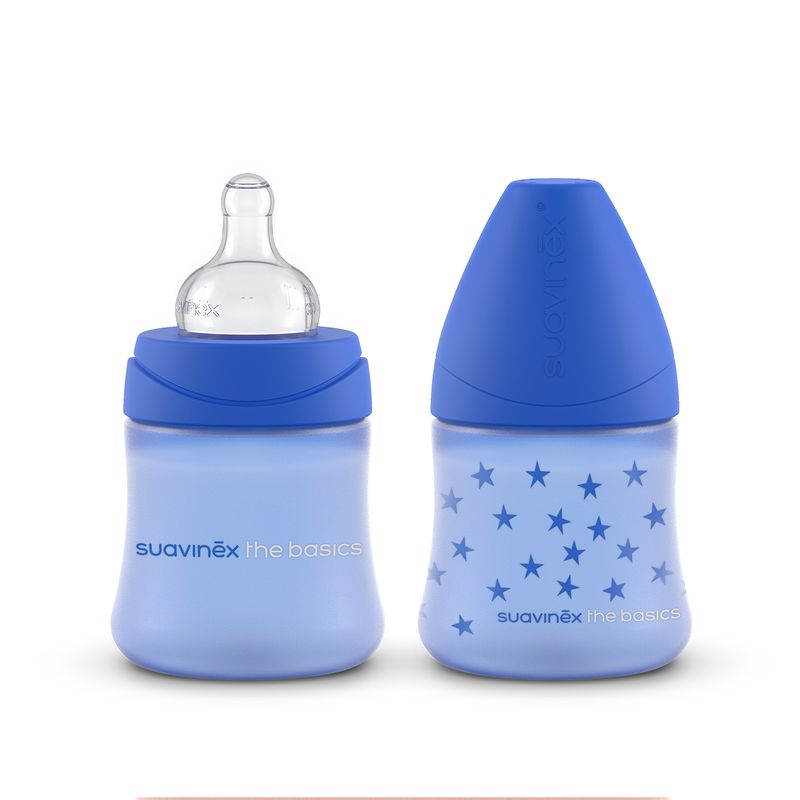 SUAVINEX - PACK MAMADERA 150ML THE BASICS 2UD AZUL