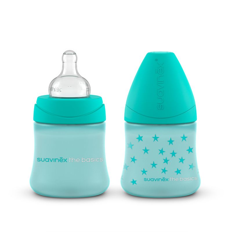 SUAVINEX - PACK MAMADERA 150ML THE BASICS 2UD VERDE