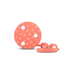 SUAVINEX - BROCHE PINZA DE CHUPETES +0 MESES THE BASICS ROSADO