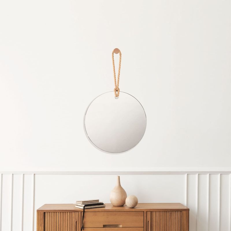 FMFURNITURE - Espejo Circular 45x30x4 cm