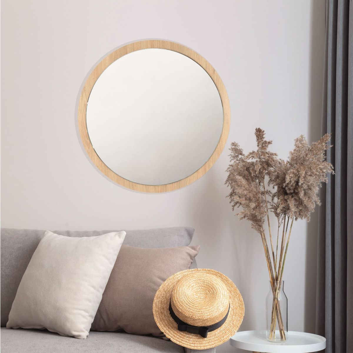 FMFURNITURE - Espejo Circular 80x80x1.9 cm…