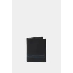 VELEZ - Vélez Billetera De Cuero Creta Vertical Negro