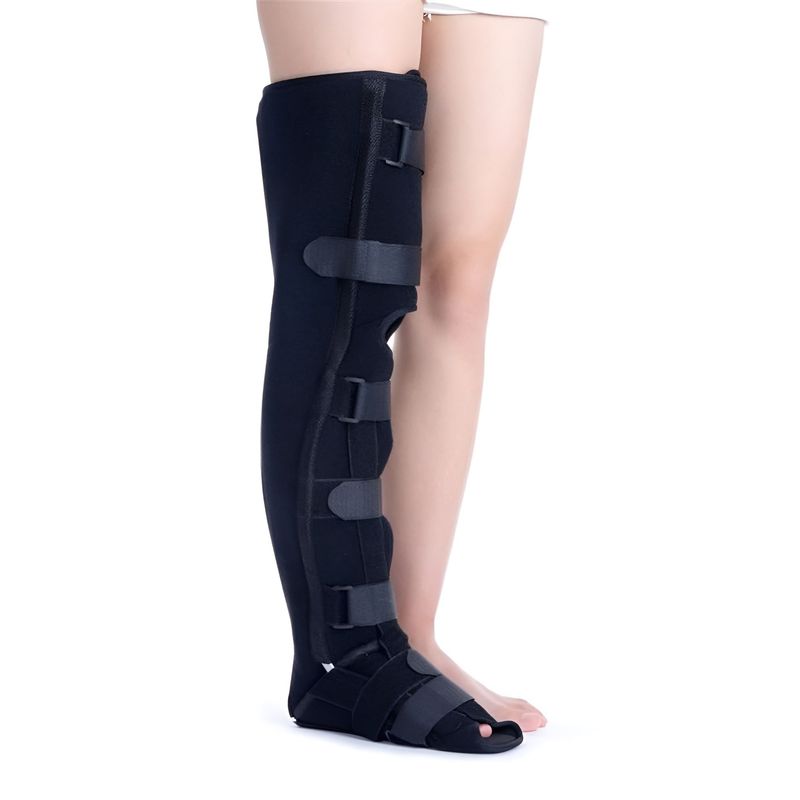 GENERICO - Ortesis De Rodilla Inmovilizadora Ortopédica Bota Tobillo Talla M