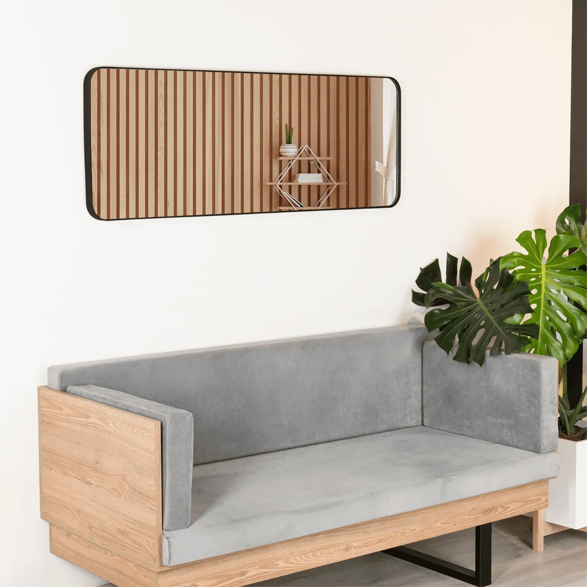 FMFURNITURE - Espejo Rectangular 45x120x3.8 cm…