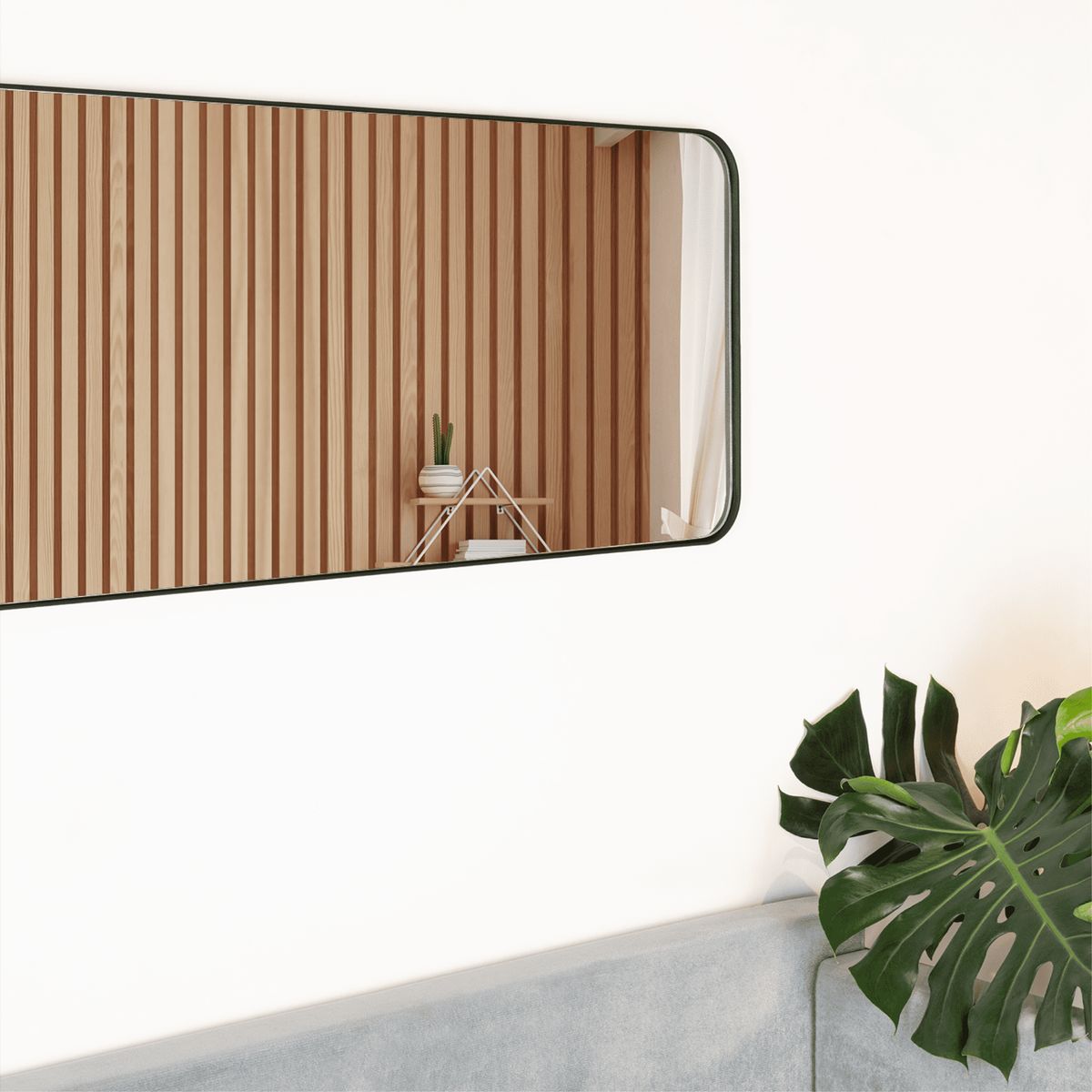 FMFURNITURE - Espejo Rectangular 45x120x3.8 cm…