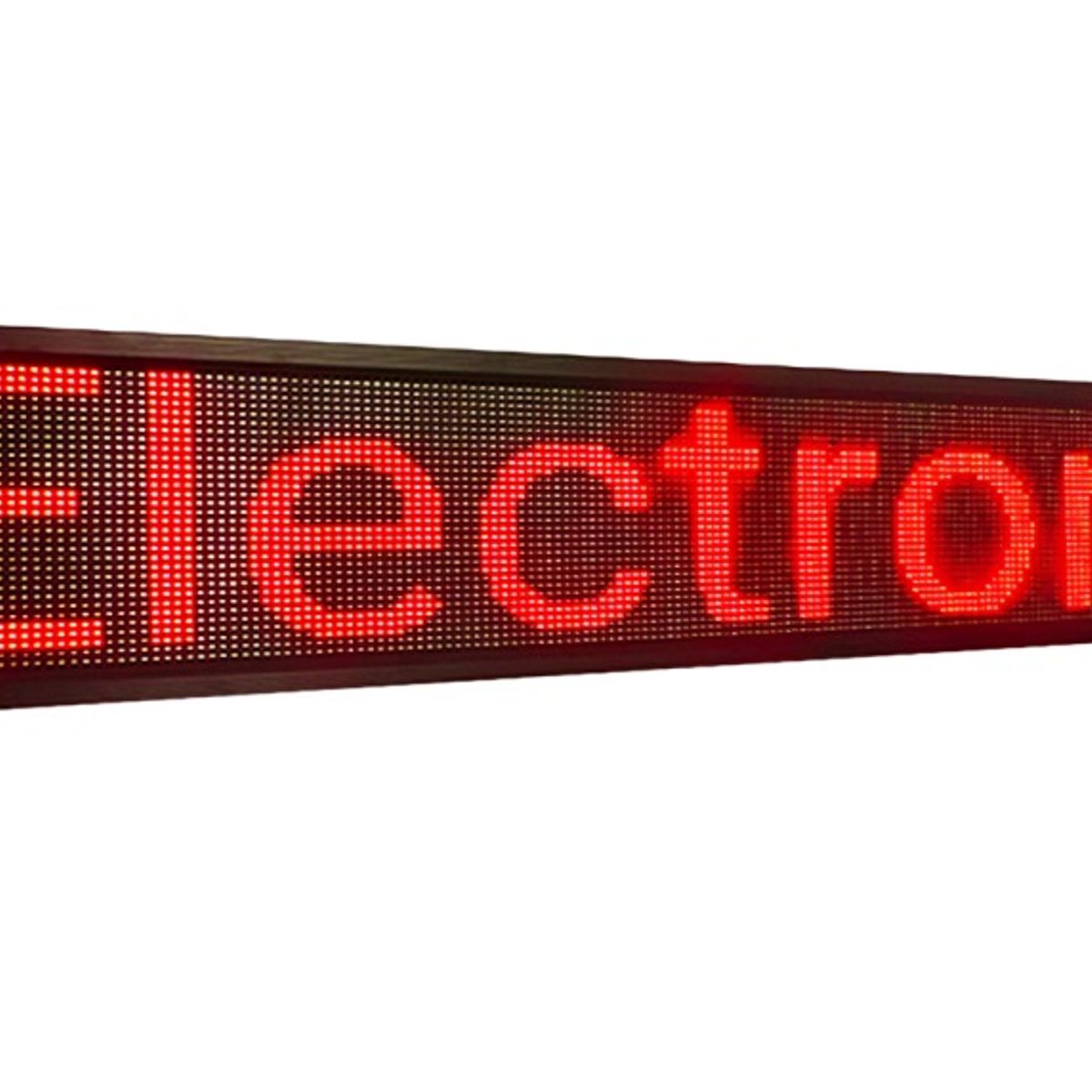 OEM - LETRERO LED ROJO WIFI QR PARA ESCANEO DESDE SMARTPHONE