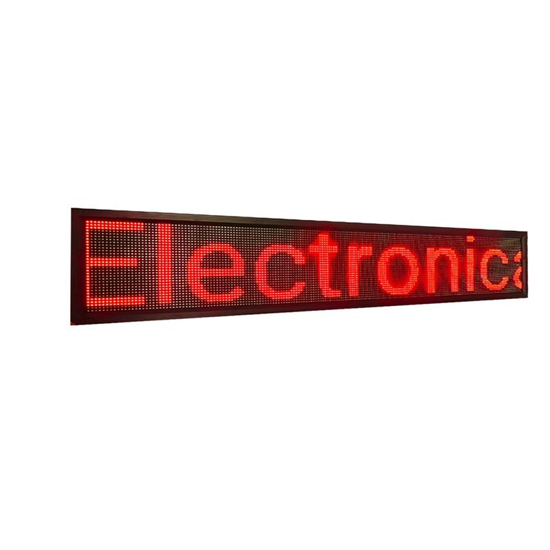 OEM - LETRERO LED ROJO WIFI QR PARA ESCANEO DESDE SMARTPHONE