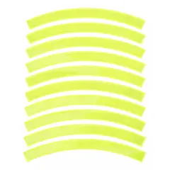 GENERICO - Pegatinas Reflectantes X14 Para Llantas Auto Moto Bicicleta