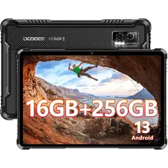 DOOGEE - Tablet 4G Resistente Agua y Golpes - R08 IP68 Militar GPS Android 13