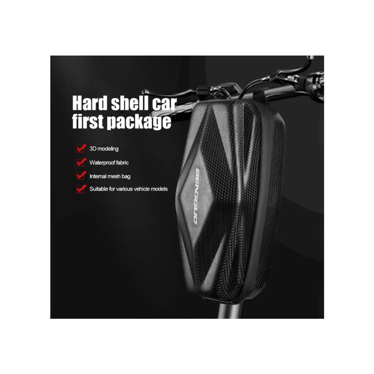 GENERICO - Bolso Frontal Rígido Para Scooter