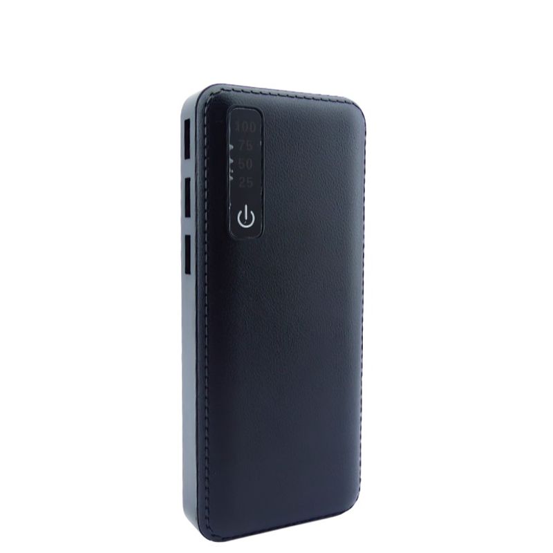 OEM - BATERIA EMERGENCIA 3 USB Y 3 CABLES IPHONE-V8-TYPE-C NEGRO