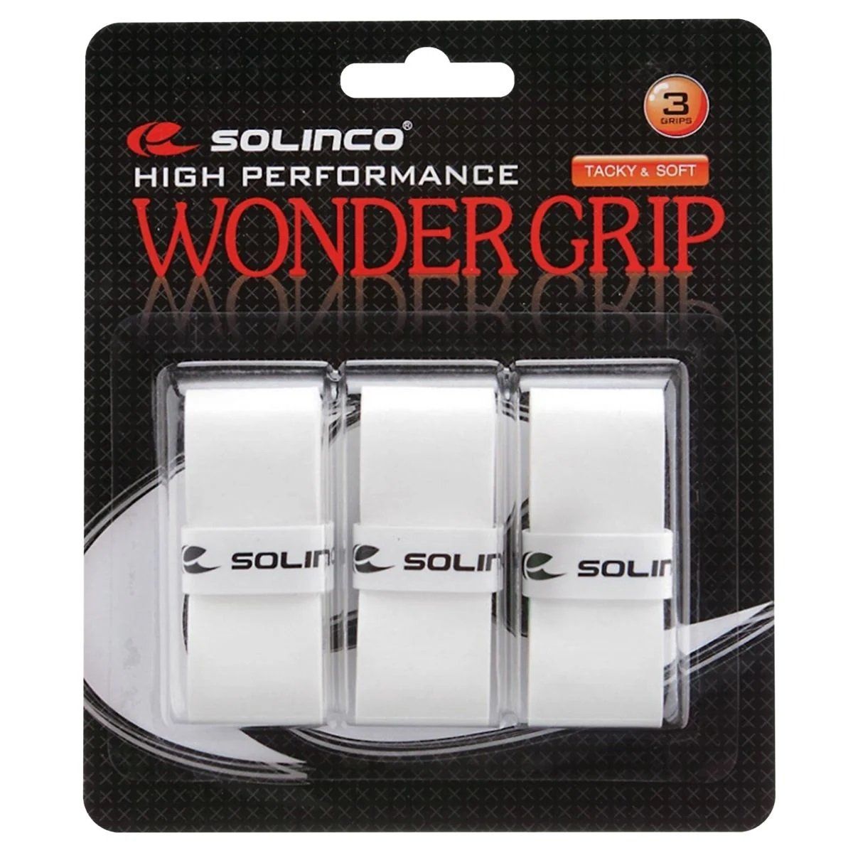 GENERICO - Overgrip Solinco Wonder Grip Blanco X3 Tenis Padel