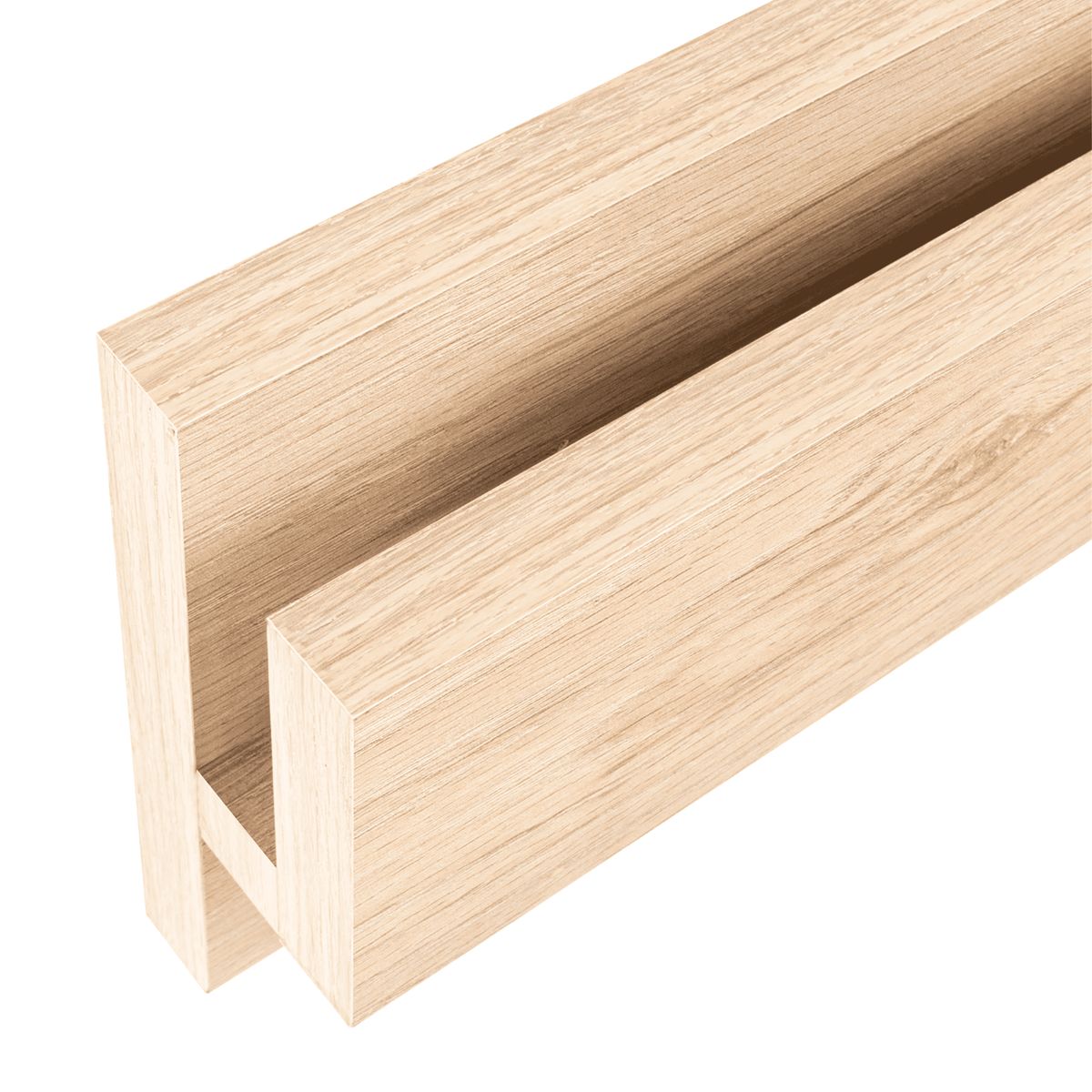 FMFURNITURE - Perchero - Cafe Claro 15x40x5 cm