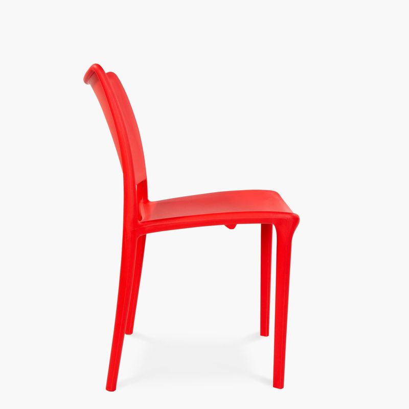 FORM DESIGN - Packs 4 Sillas Plástico Terraza Todi Rojo Form