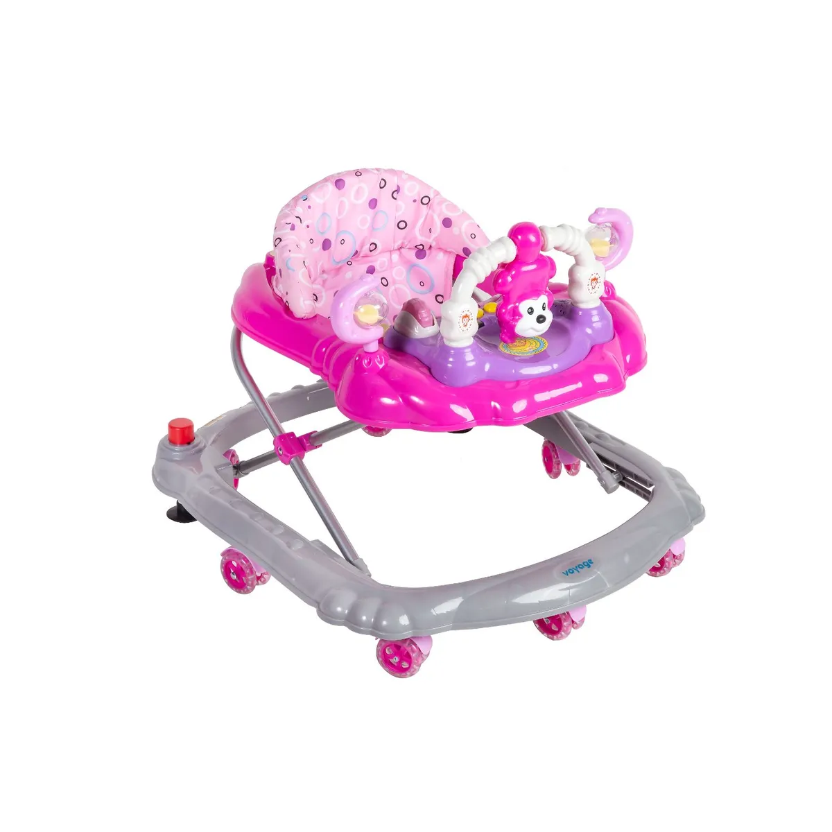 VOYAGE - Andador Con Freno Monkey Pink