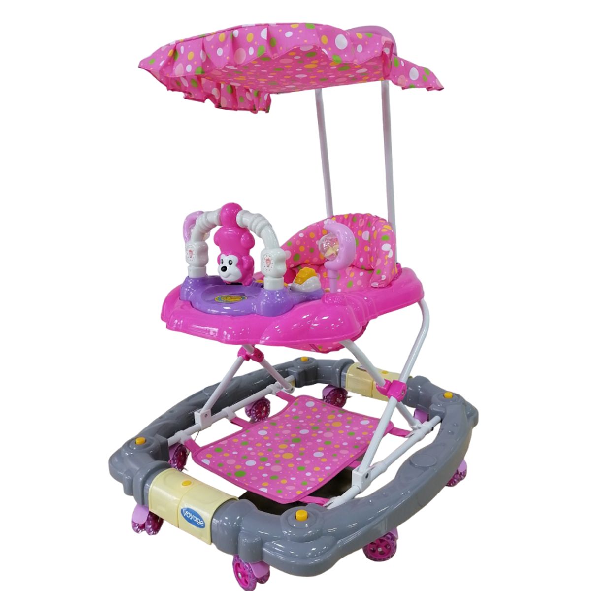 VOYAGE - Andador Monkey Mecedor Pink
