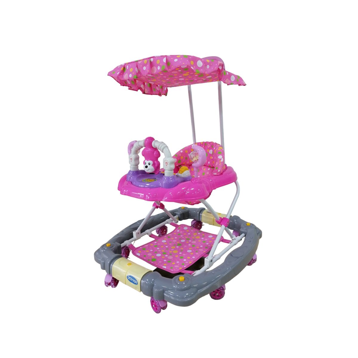 VOYAGE - Andador Monkey Mecedor Pink