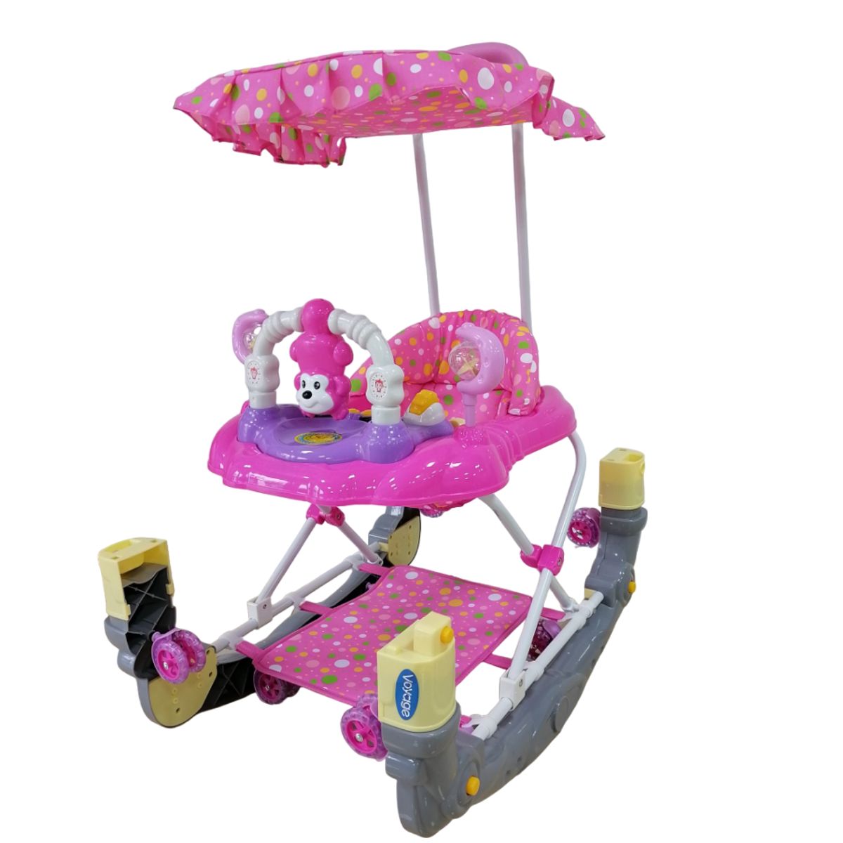 VOYAGE - Andador Monkey Mecedor Pink