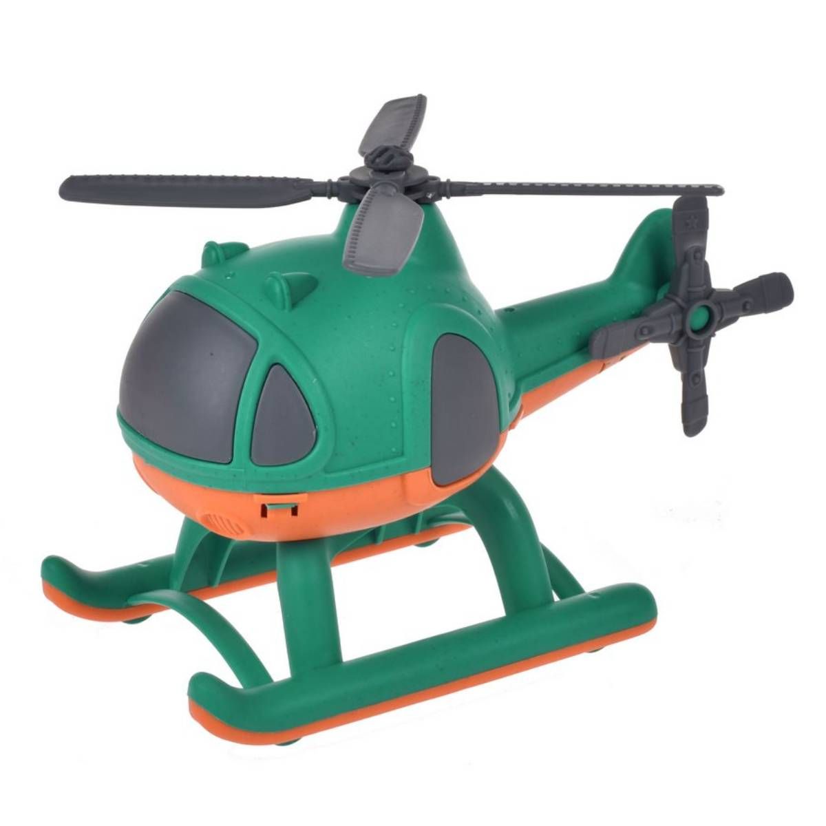 ANSALDO - Helicóptero Ansaldo 17 cm material reciclado verde