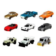 MATCHBOX - Paquete De 9 Autos Basicos - City Mercedes-Benz