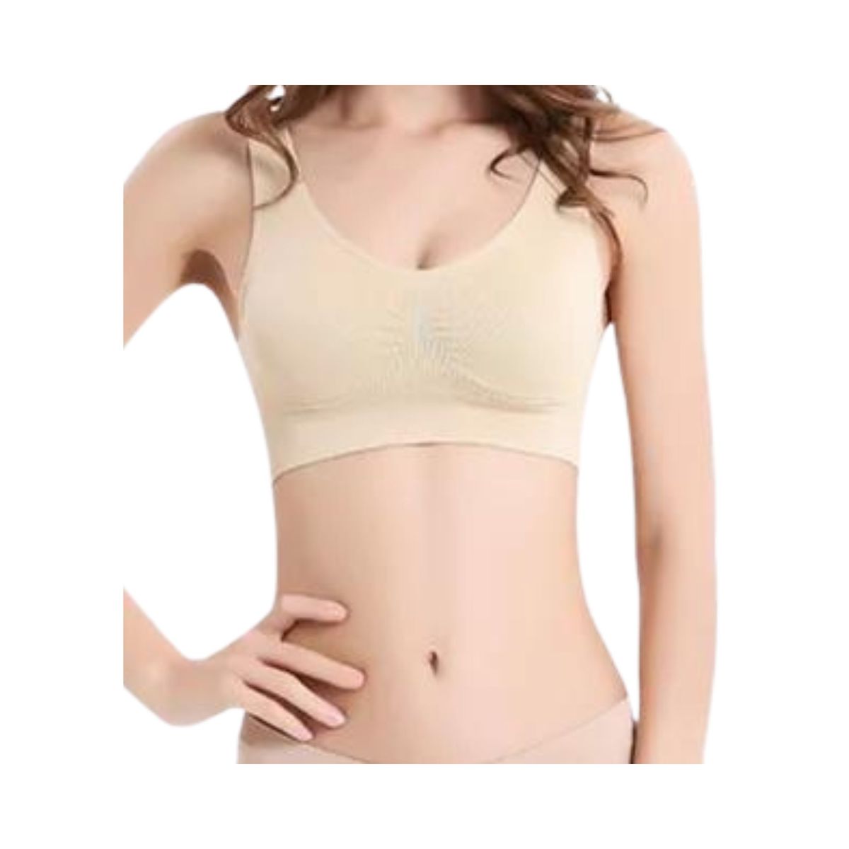 GENERICO - 2 Sostén Deportivo Elasticado Mujer Peto Home Gym XL