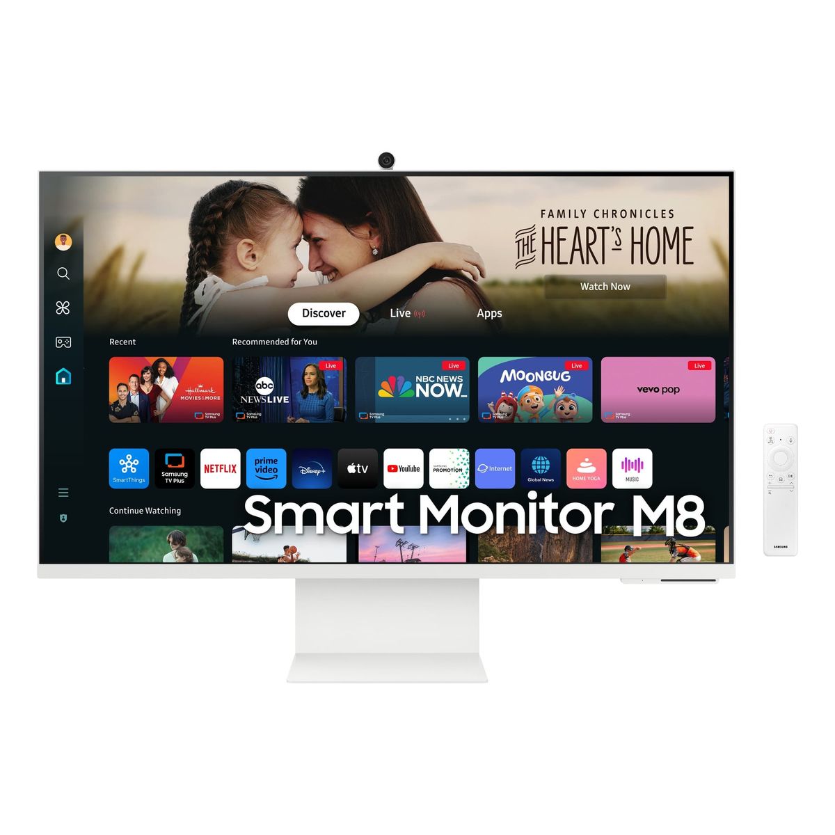 SAMSUNG - 32 M80D M8 UHD 60Hz Monitor Smart Plano
