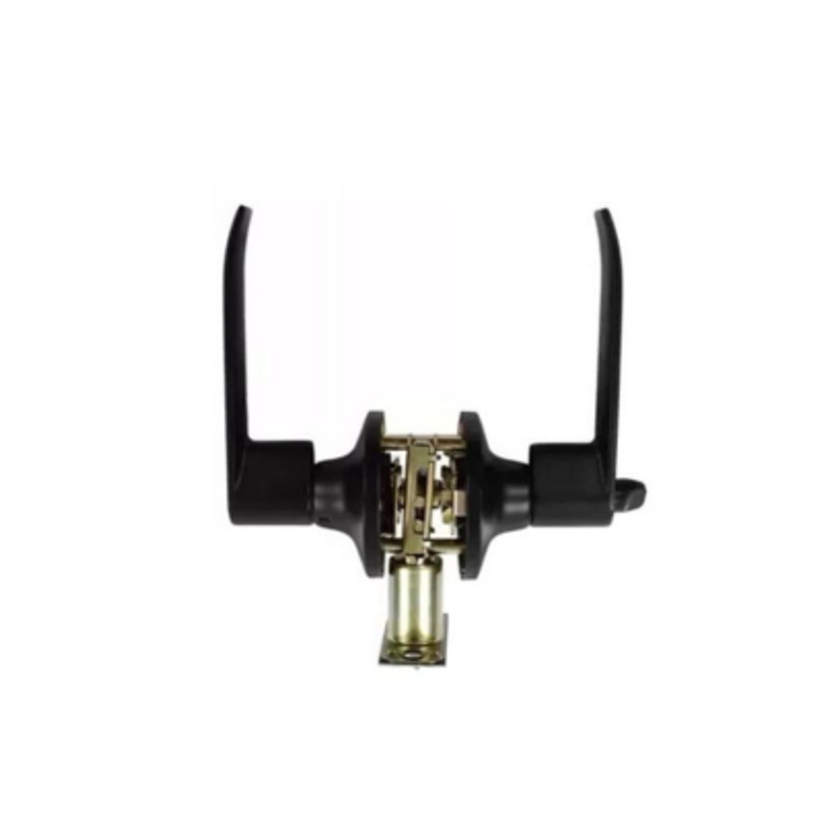 GENERICO - Cerradura chapa Negra de  Manilla Para Puertas