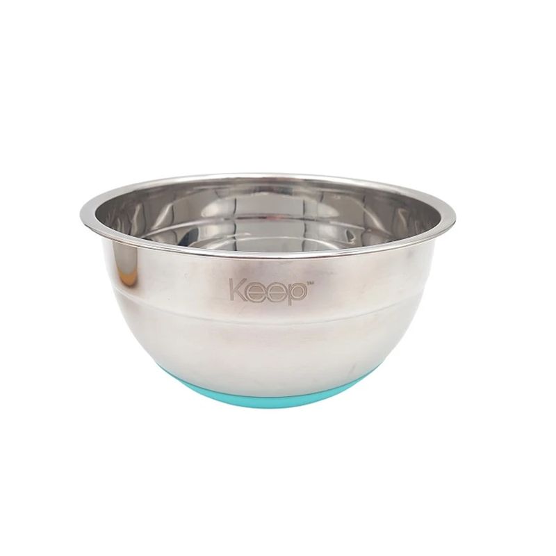 KEEP - Bowl Acero Inoxidable Base Con Silicona 18cm Reposteria
