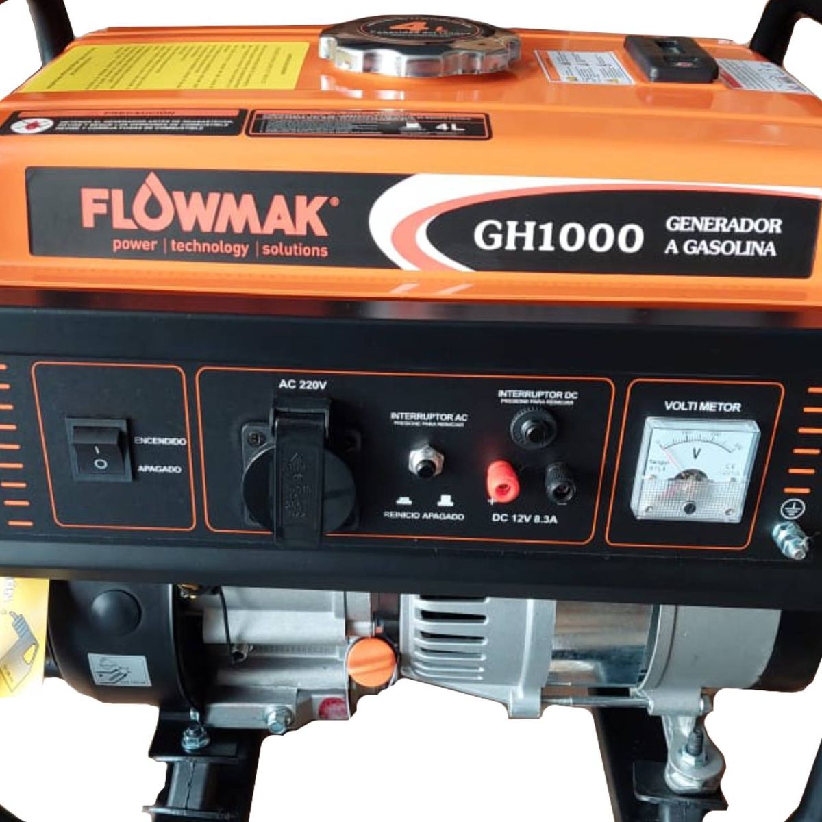 FLOWMAK - Generador Eléctrico a Gasolina Flowmak 800W 220V GH1000