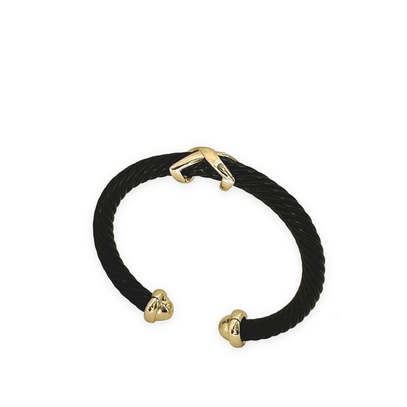 VANE COLLECTION - Pulsera esclava mujer abierta X baño de oro