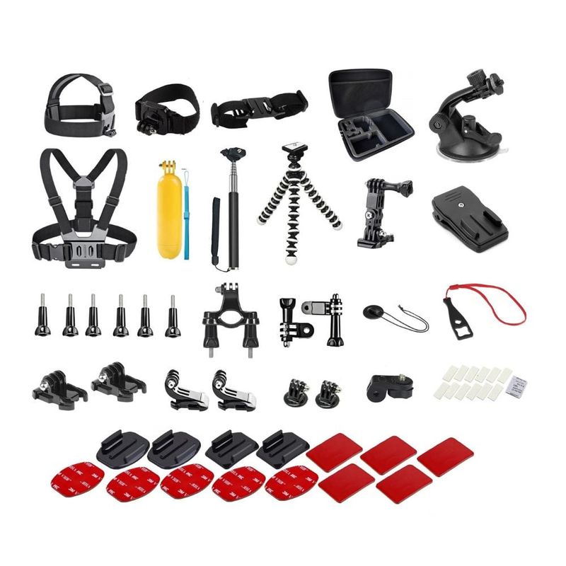 CASTLETEC - Kit de Accesorios para Cámara deportiva 46piezas