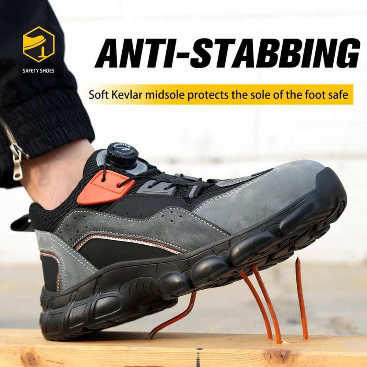 9KSAFETYJB - Zapatos de Seguridad Zapato de Trabajo Botín De Seguridad